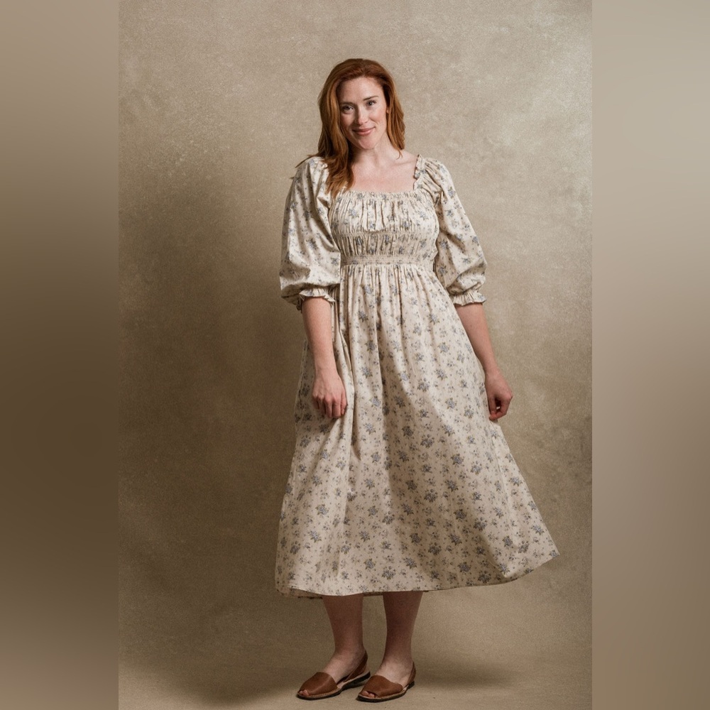 Neuflora Hayden Dress in Blue Floral